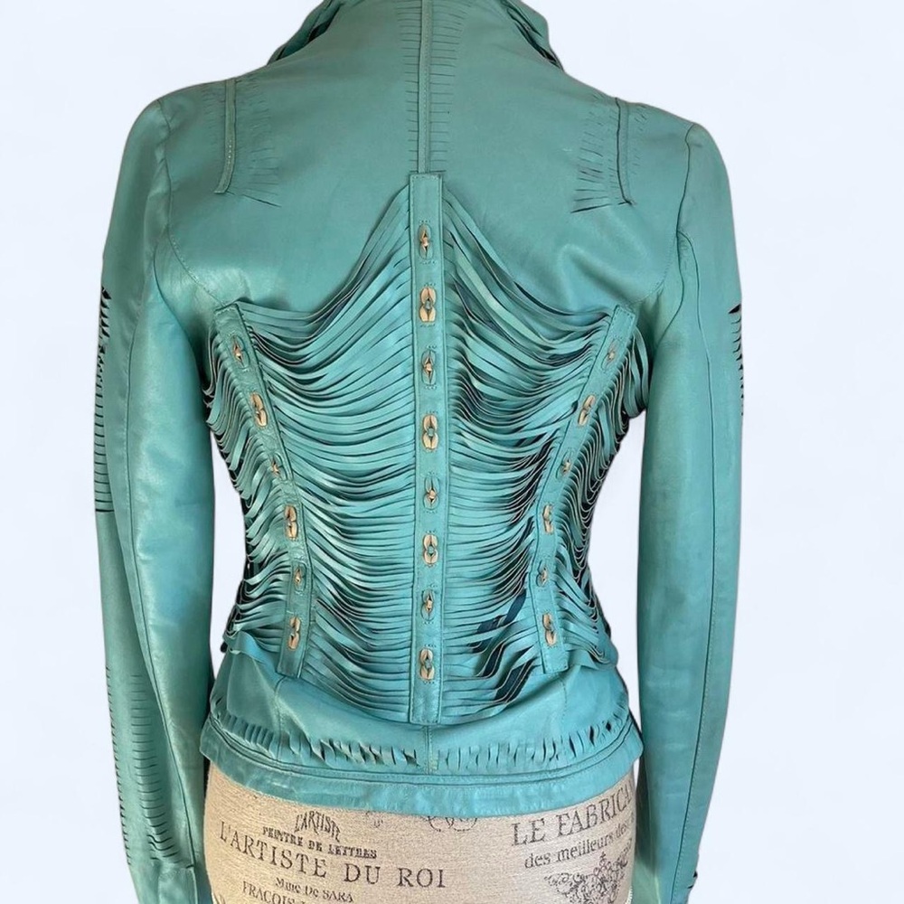 Rare Vintage Roberto Cavalli Fringe Jacket